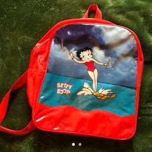 Rare Vintage 2004 Betty Boop PVC backpack!